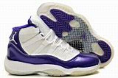 wholesale Air Jordan 11 - Women's Purple / black / white